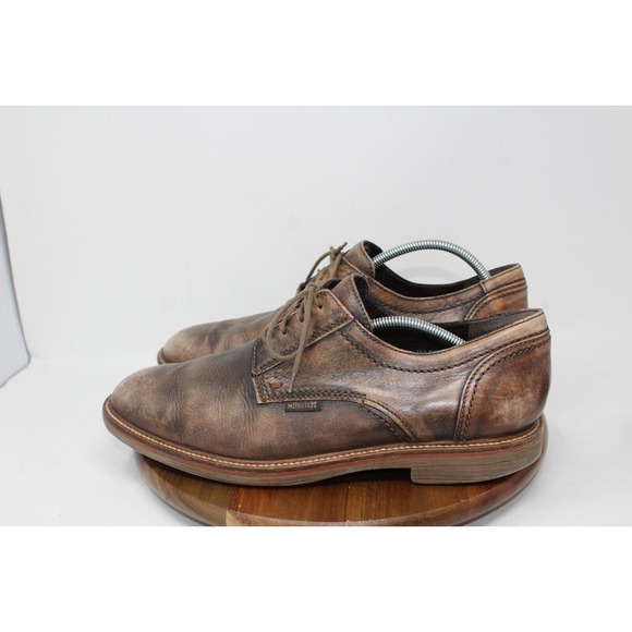 Mephisto Mens Waino Oxford Size‎ 12 Patina Brown Tan Leather Comfort Dress Shoe main image 5